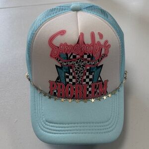 Trucker Hat - Blue and White